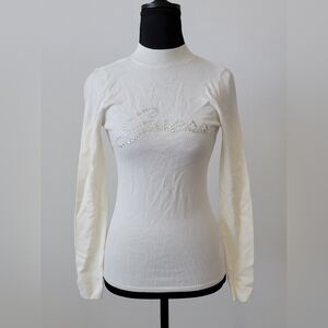 Guess Mock Neck Long Sleeve Top